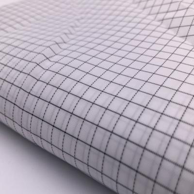 導(dǎo)電布防靜電布料1CM網(wǎng)格工作服無(wú)塵布導(dǎo)電面料